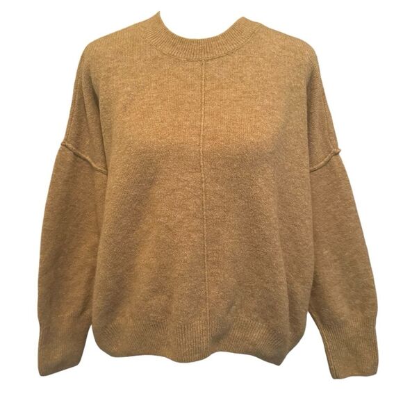 Vince Camuto Sweaters - Vince Camuto Women's Center Seam Warm & Cozy Crewneck Sweater Latte Heather XL